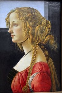 Profile Portrait of a Young Woman